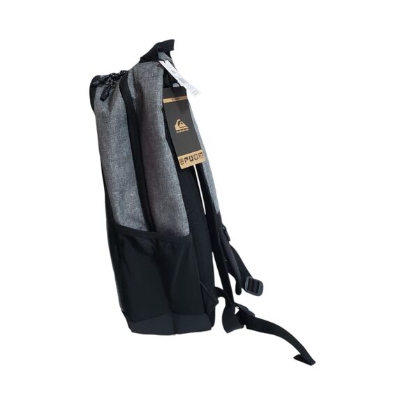 Quiksilver Backpack Bookie 2 Grey Laptop School College Travel Daypack - Picture 2 of 3